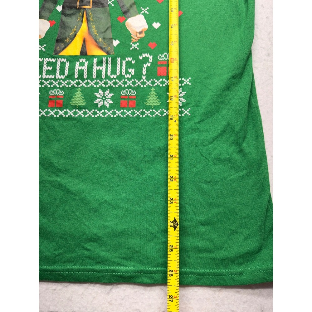 Elf Movie Buddy The Elf Does Somebody Need A Hug Green Graphic T-Shirt Mens M - Picture 6 of 6